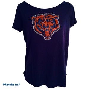 NFL Team Apparel Bears Rhinestone T-Shirt
